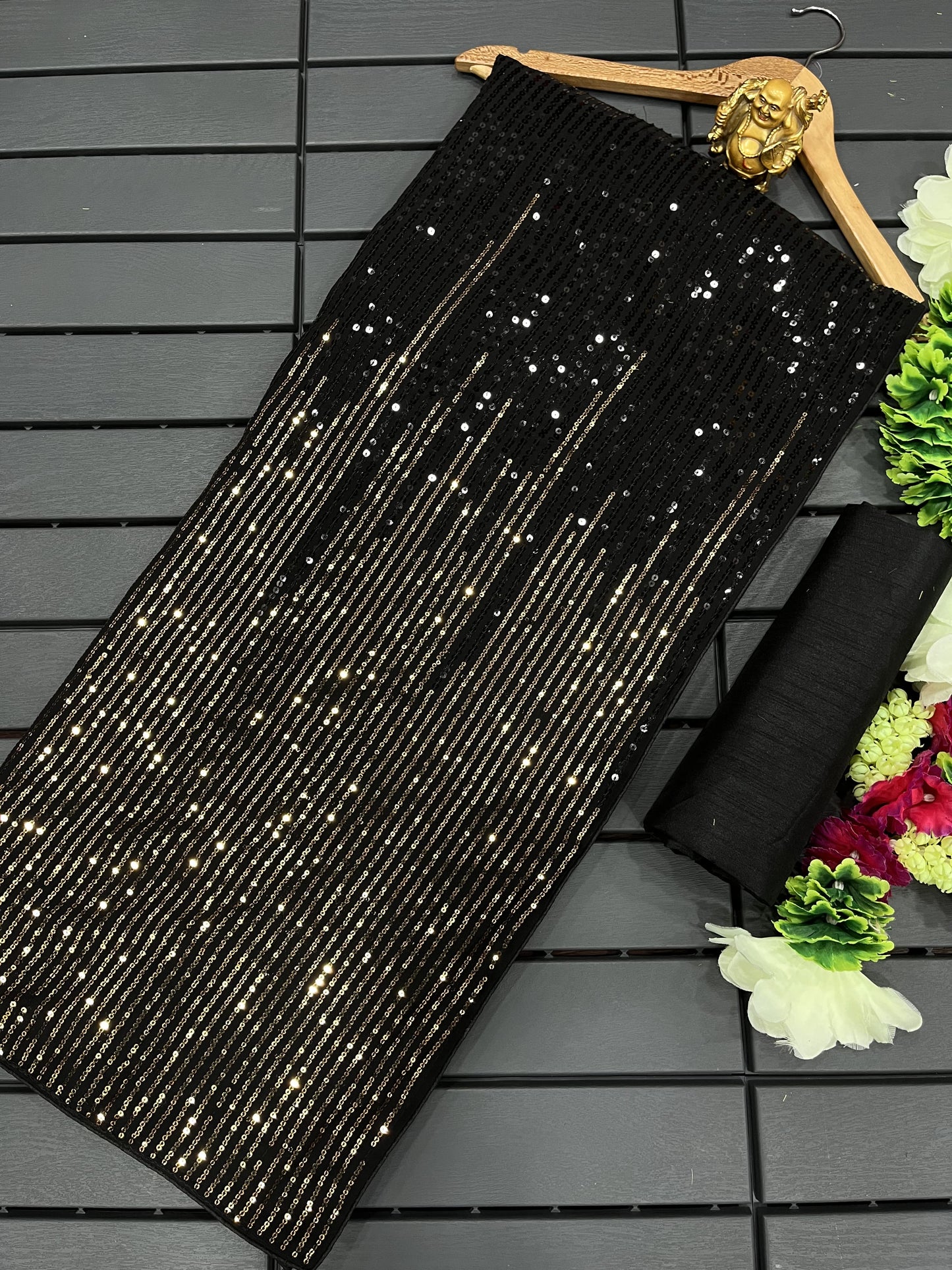 Product Image - Designer Georgette Saree for Festive Occasions