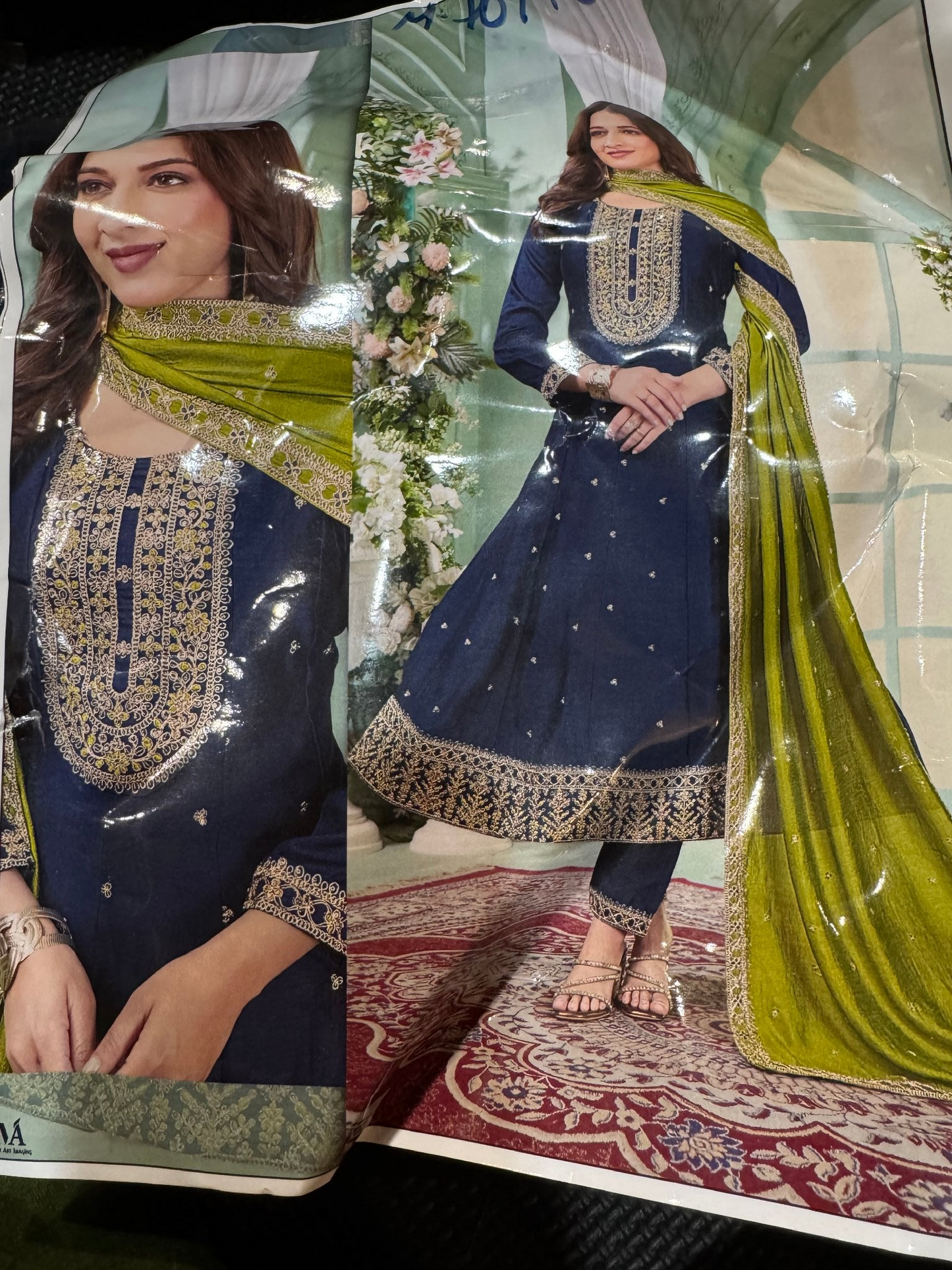Shop designer Anarkali suits for weddings, parties, receptions, e DesiColorClothing