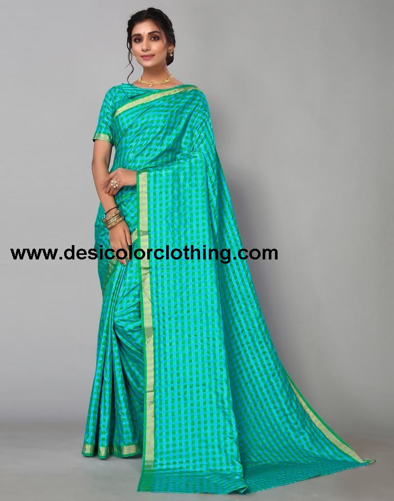 Blue Silk Saree