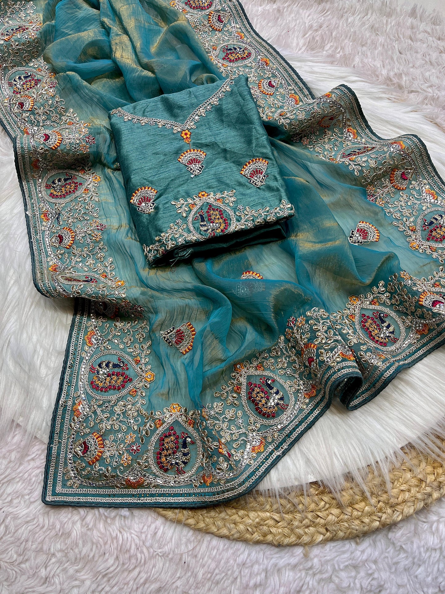 Product Image - Exquisite Designer Saree in Srivalli Silk