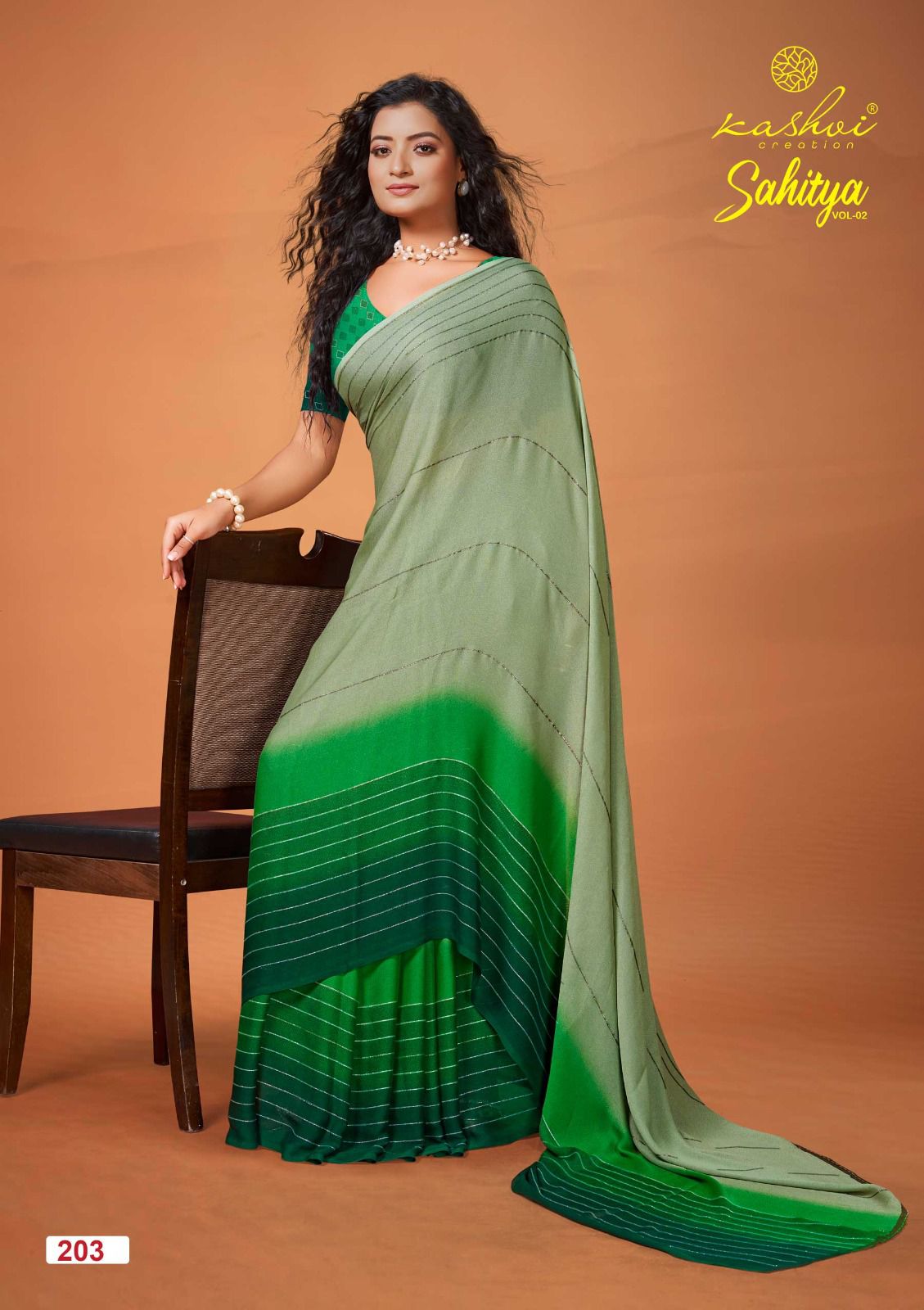Product Image - KASHVI CREATION Designer Saree - Georgette Fabric, Festive Wear, Wedding Saree