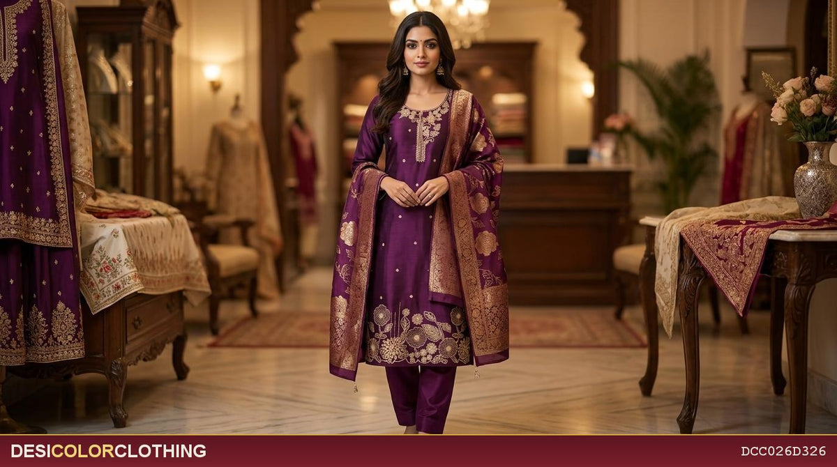 Product Image - Elegant Heavy Stone Work Party Wear Suit - 1