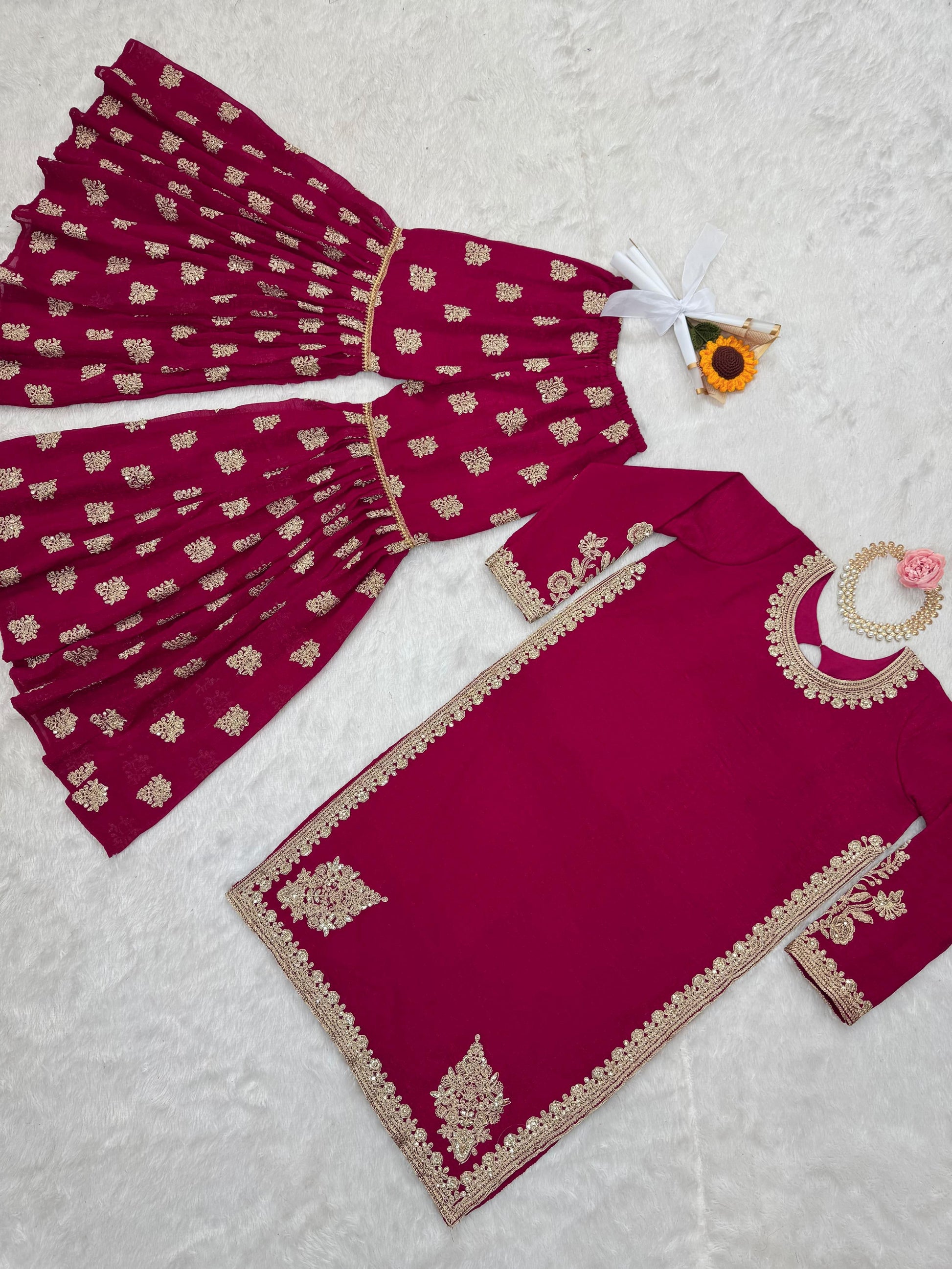 Product Image -   Designer Sharara Suit