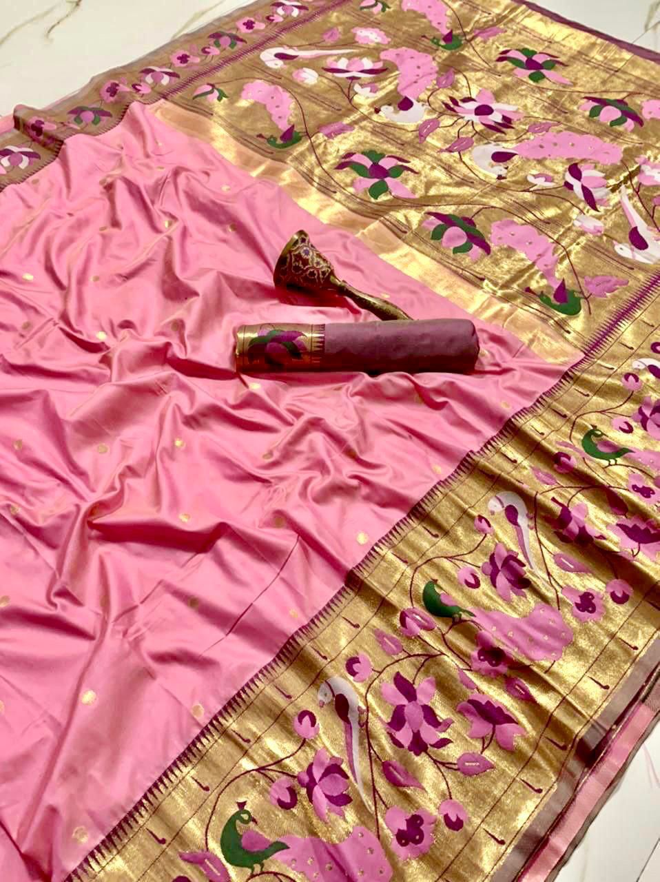 Product Image - Exquisite Pure Silk Kanchivram Saree