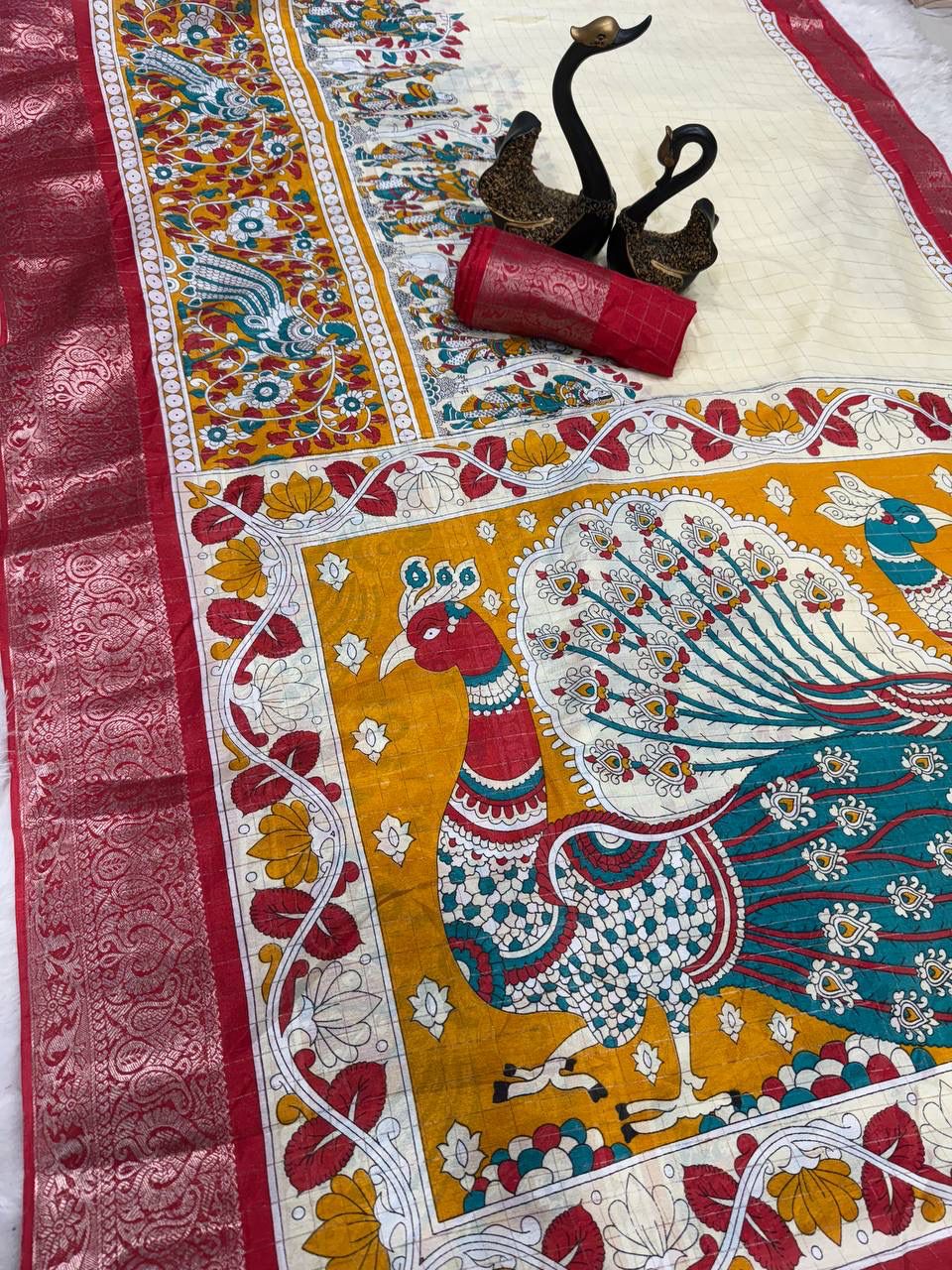 Product Image - Designer Mangalagiri Dola Sarees