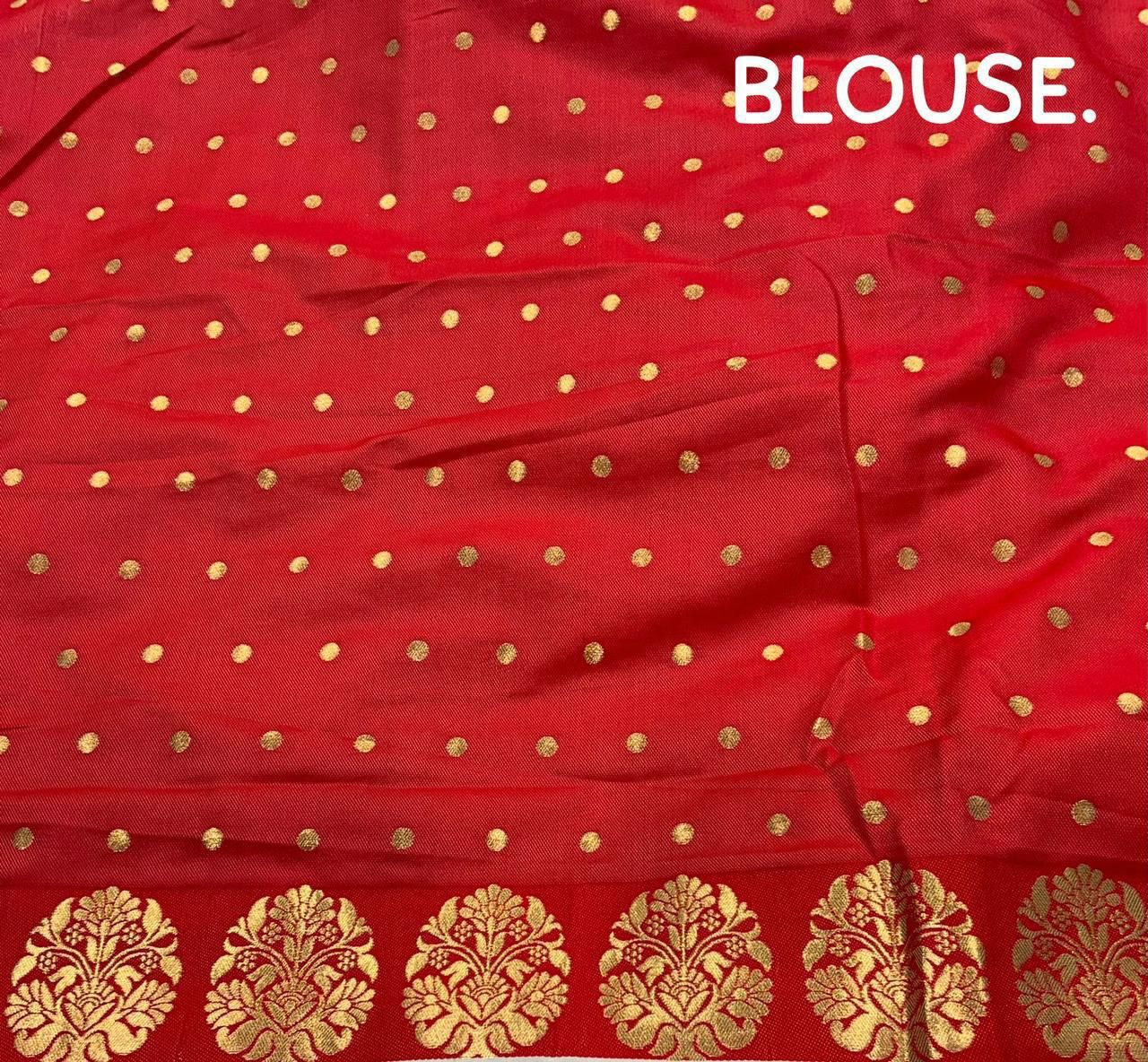 Product Image - Elegant Designer White to Red & Black to Red Soft Silk Saree with Bentex Border