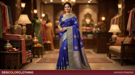 Product Image - Elegant Pattu Checks Saree for Wedding - 1