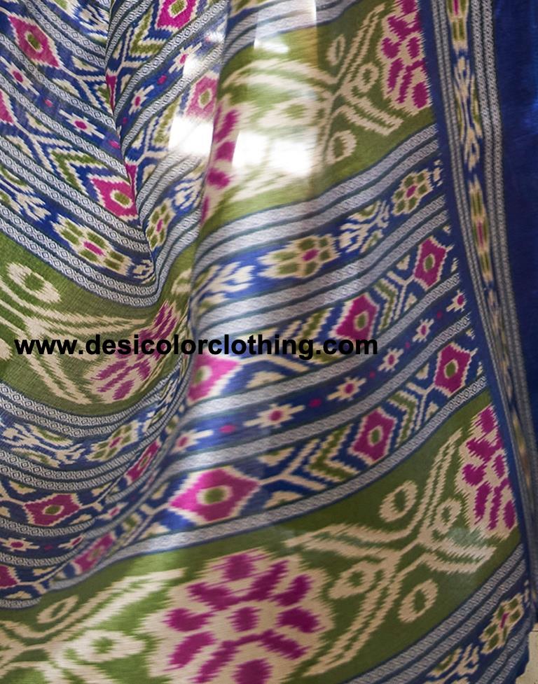 Wine Silk Printed Saree
