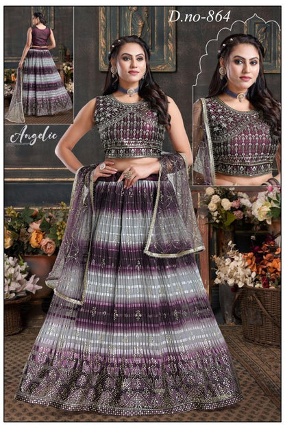 Product Image - Designer Wedding Saree & Lehenga - Ethnic Georgette Festive Wear