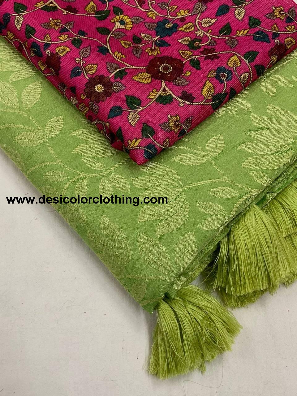 Soft Silk Self Woven Jacquard Saree**