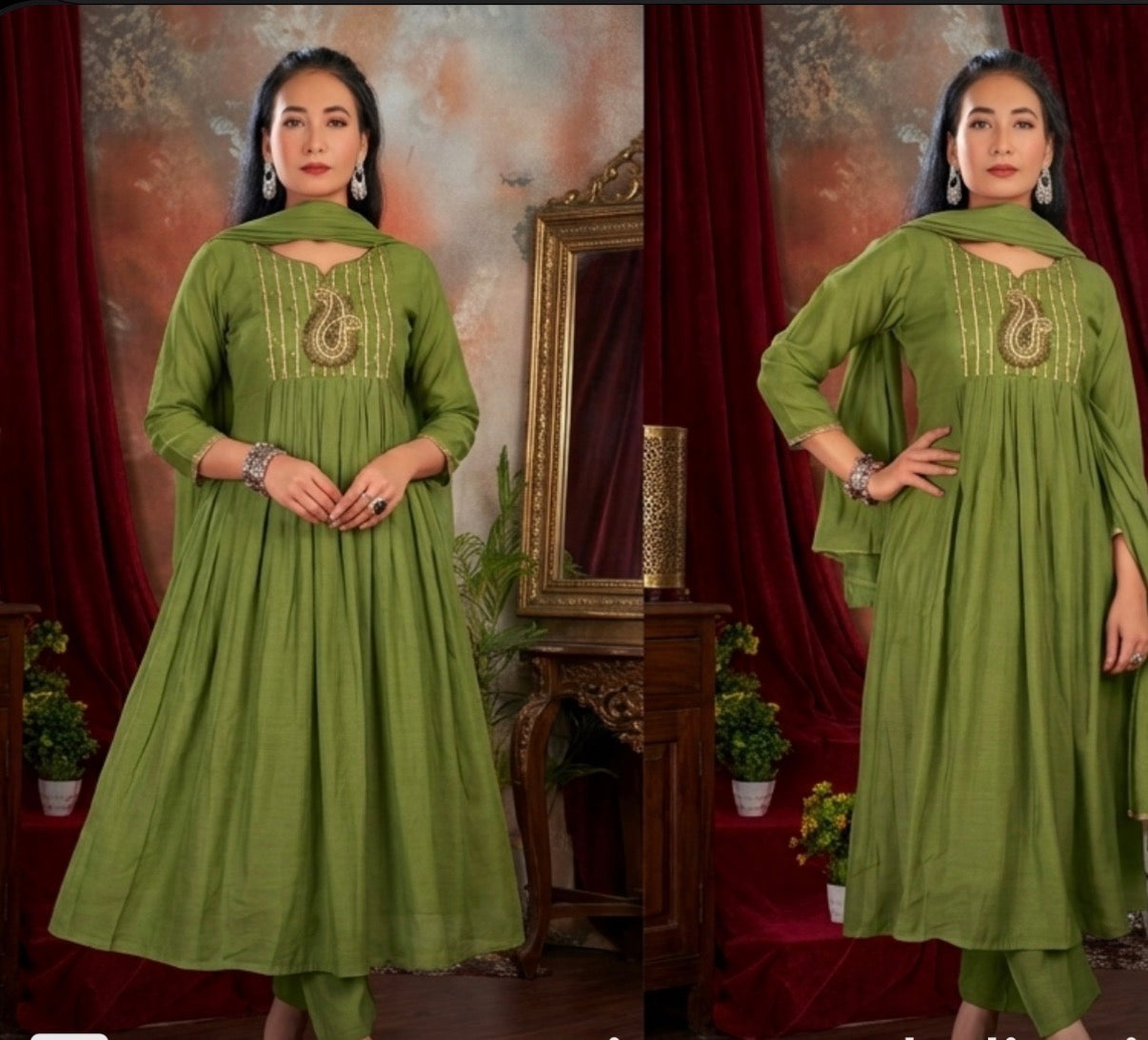 Product Image - Elegant Designer Anarkali Suit for Wedding or Party - 1