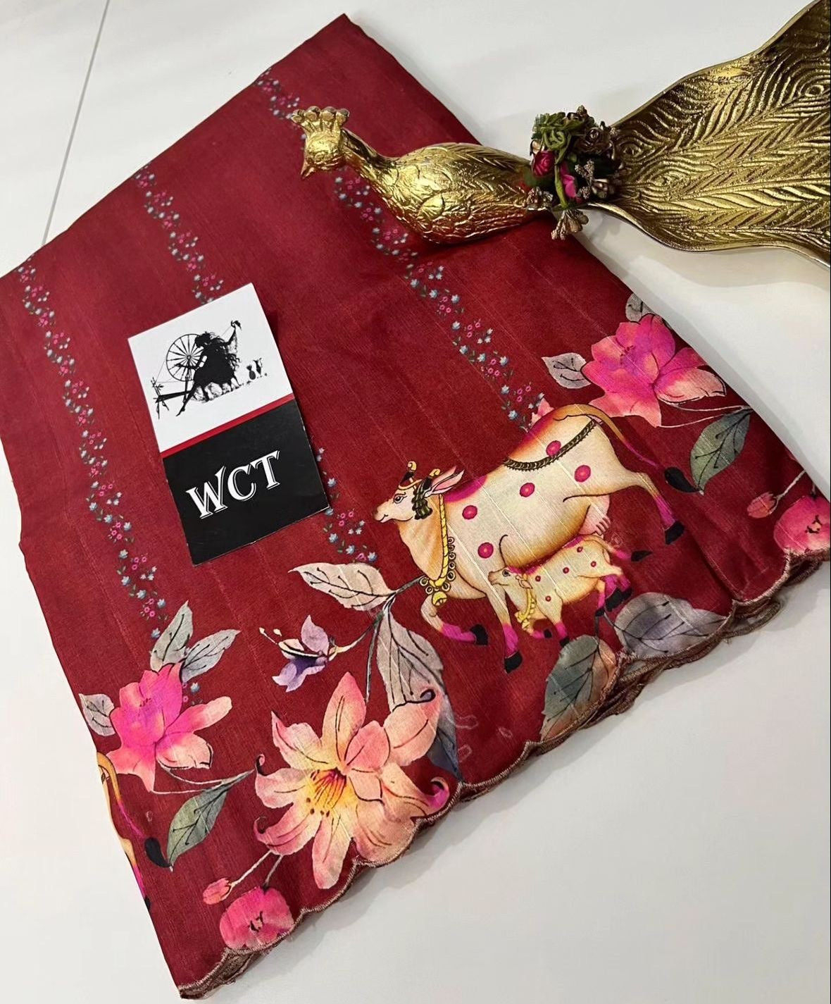 Beautiful digital print saree