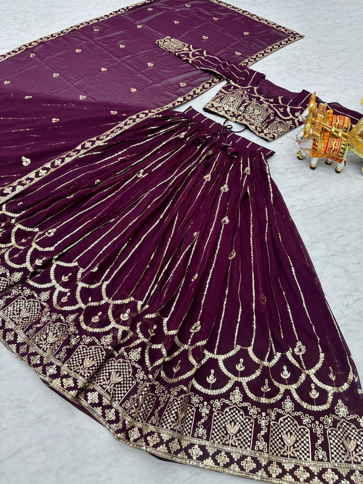 Elegant Fully Stitched Lehengas - Ready-to-Wear Glamour for Every Occasion