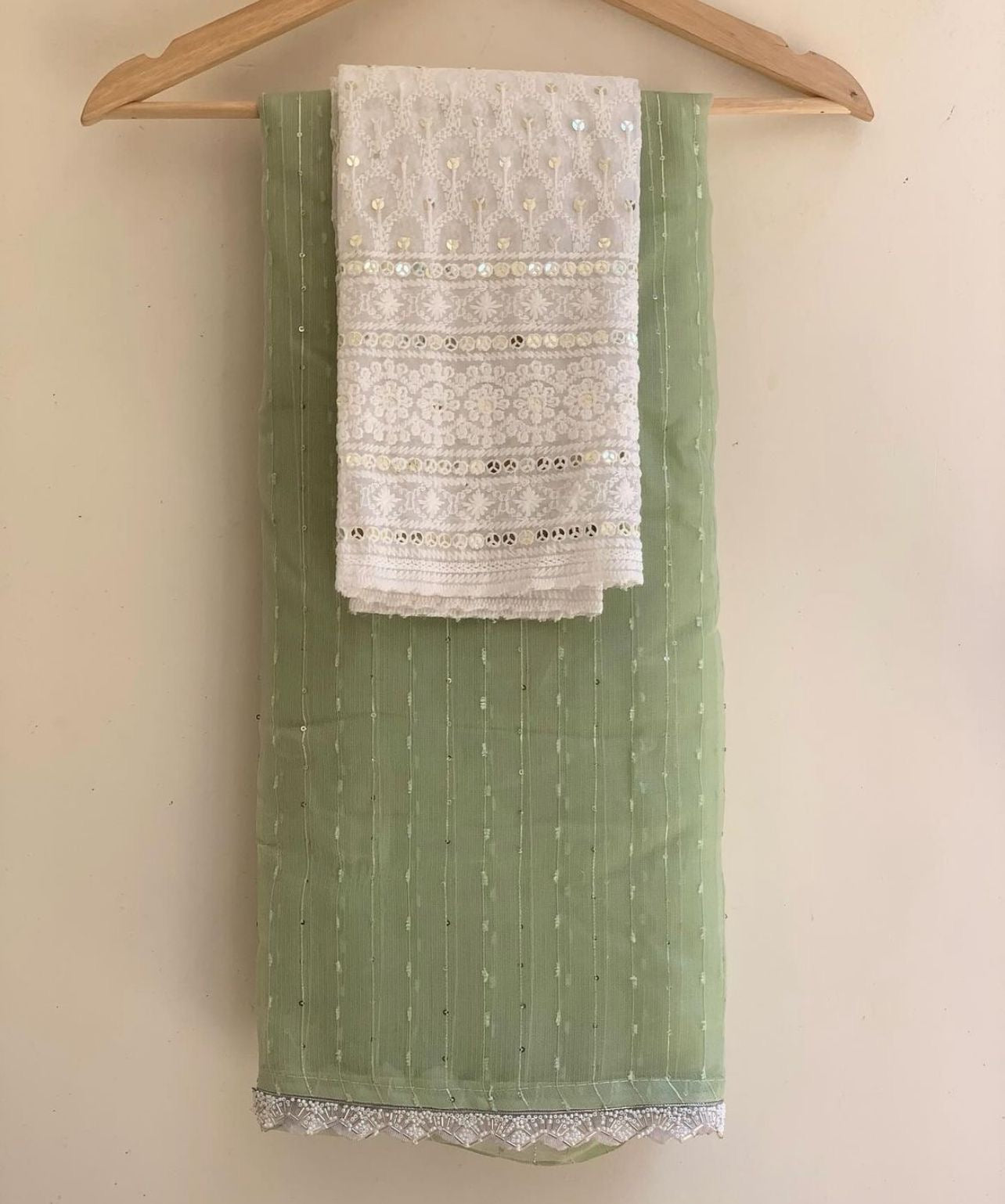 Kandi linen saree