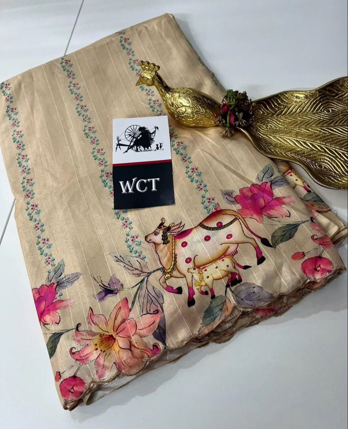 Beautiful digital print saree