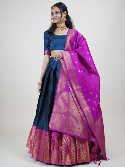 Traditional Semi-Stitched Lehengas | Elegant Wedding & Party Wear