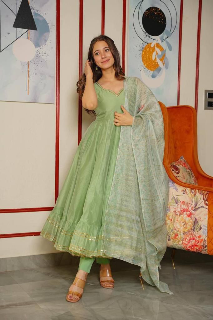 Beautiful Long Frocks - Elegant and Flowing Design