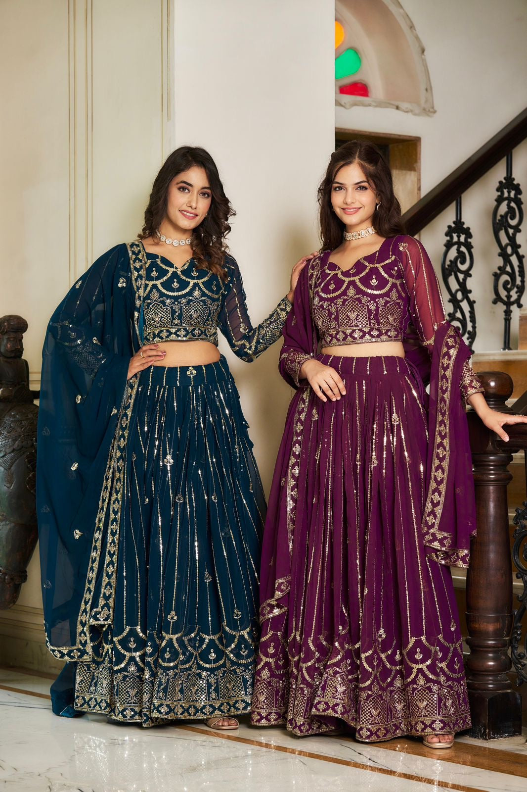 Elegant Fully Stitched Lehengas - Ready-to-Wear Glamour for Every Occasion