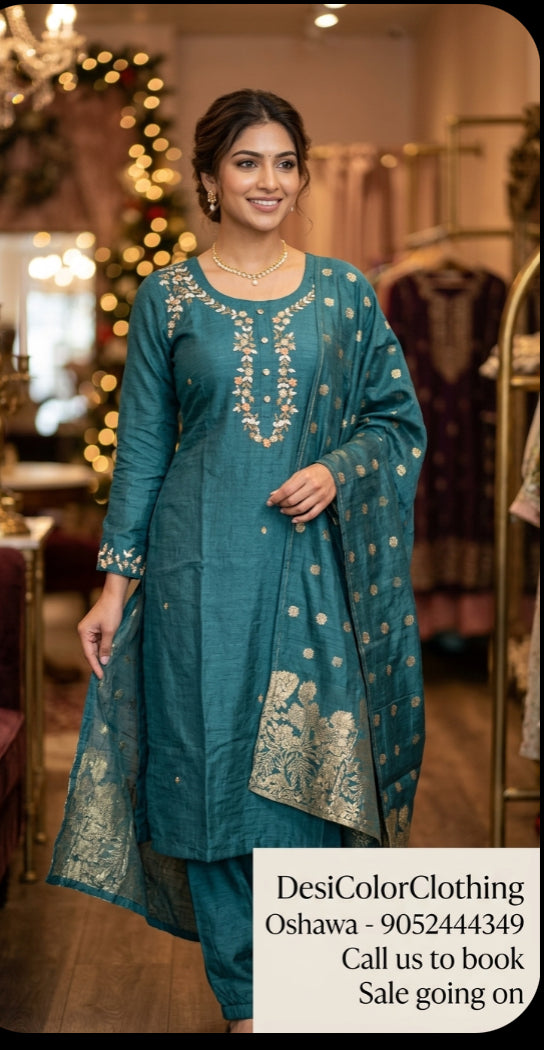 Buy Shalwar Suits Online | Designer Salwar Kameez for Women Canada DesiColorClothing