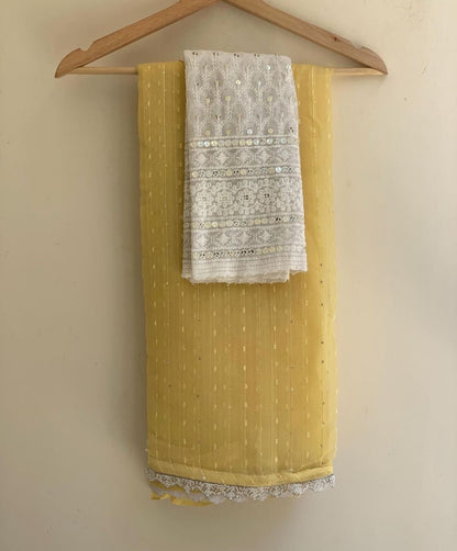 Kandi linen saree