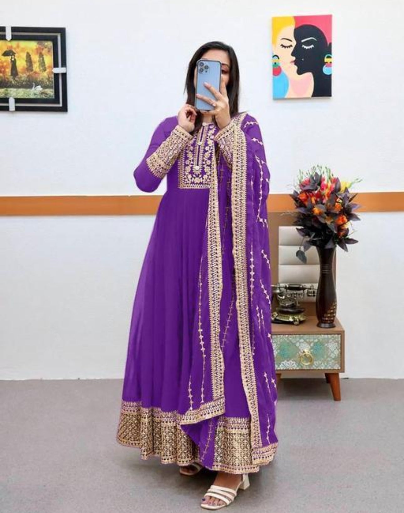 Designer Anarkali Gowns | Elegant Indian Party Wear