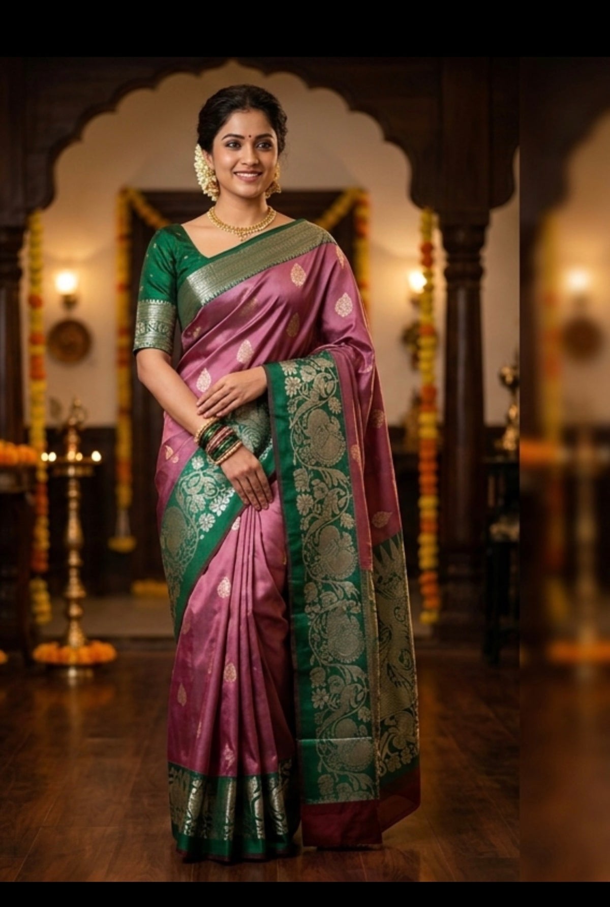 Elegant Semi Kachipuram Patty Sarees for Timeless Style DesiColorClothing
