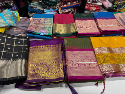 Semi & Pure Kanchipuram Pattu Sarees | Authentic Silk Sarees Online DesiColorClothing