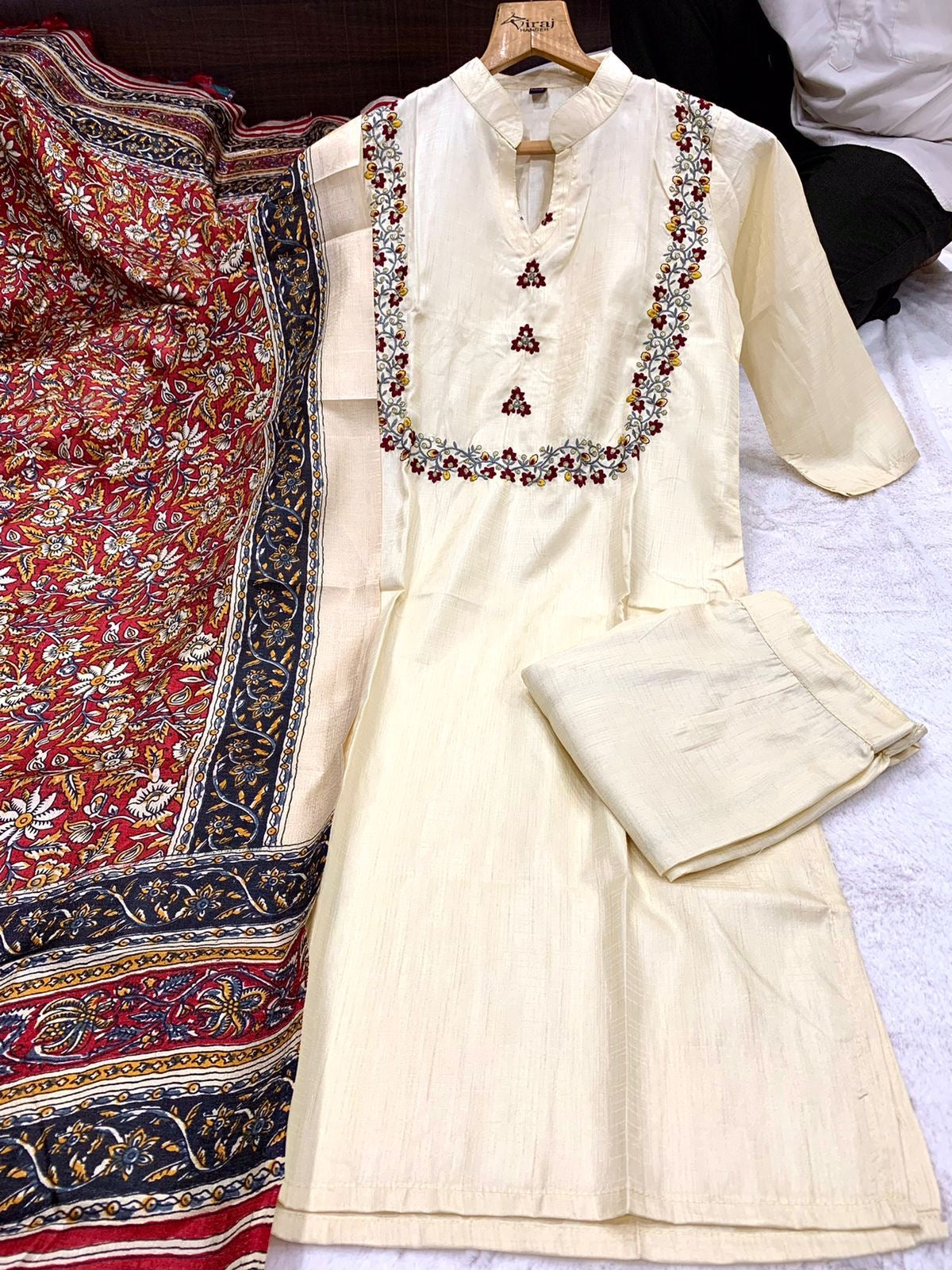 South Silk with Embroidery Work suits