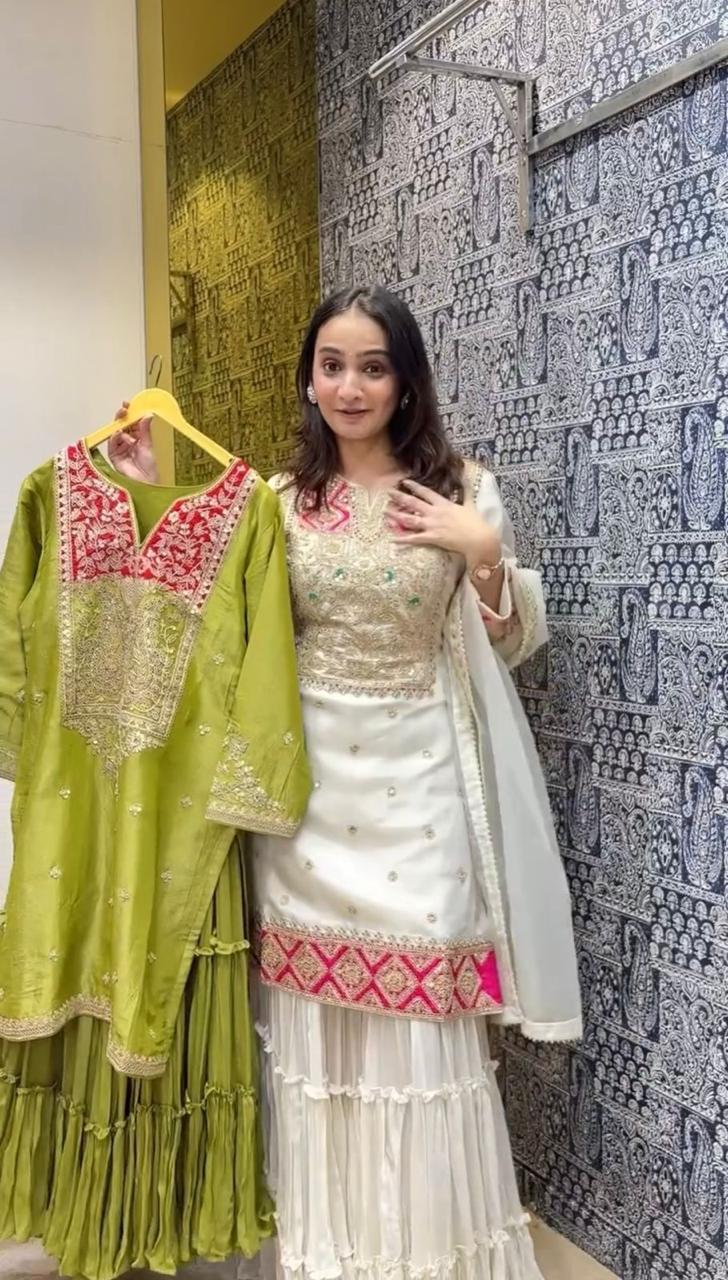 Designer Sharara Suits | Elegant Party & Wedding Wear for Women