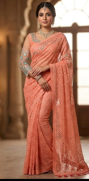 Latest Fancy Sarees for Party Wear DesiColorClothing