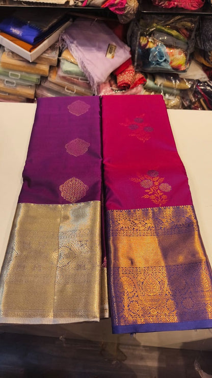 Pure Kanchipuram Pattu Sarees | Authentic Handloom Silk Sarees Online DesiColorClothing