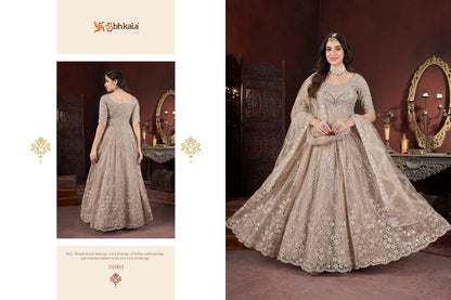 Product Image - Exclusive Long Floor Length Embroidered Gown Collection by SHUBHKALA