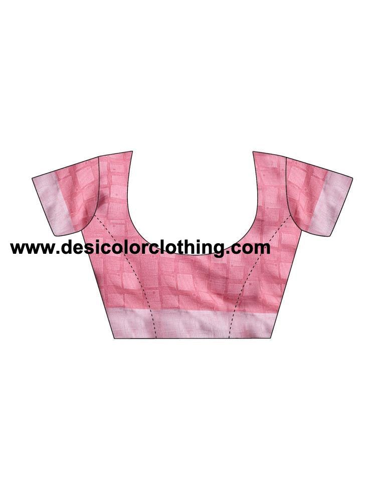 Wine Linen Printed  Saree
