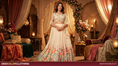 Product Image - Designer fully striched lehengas for wedding - 3