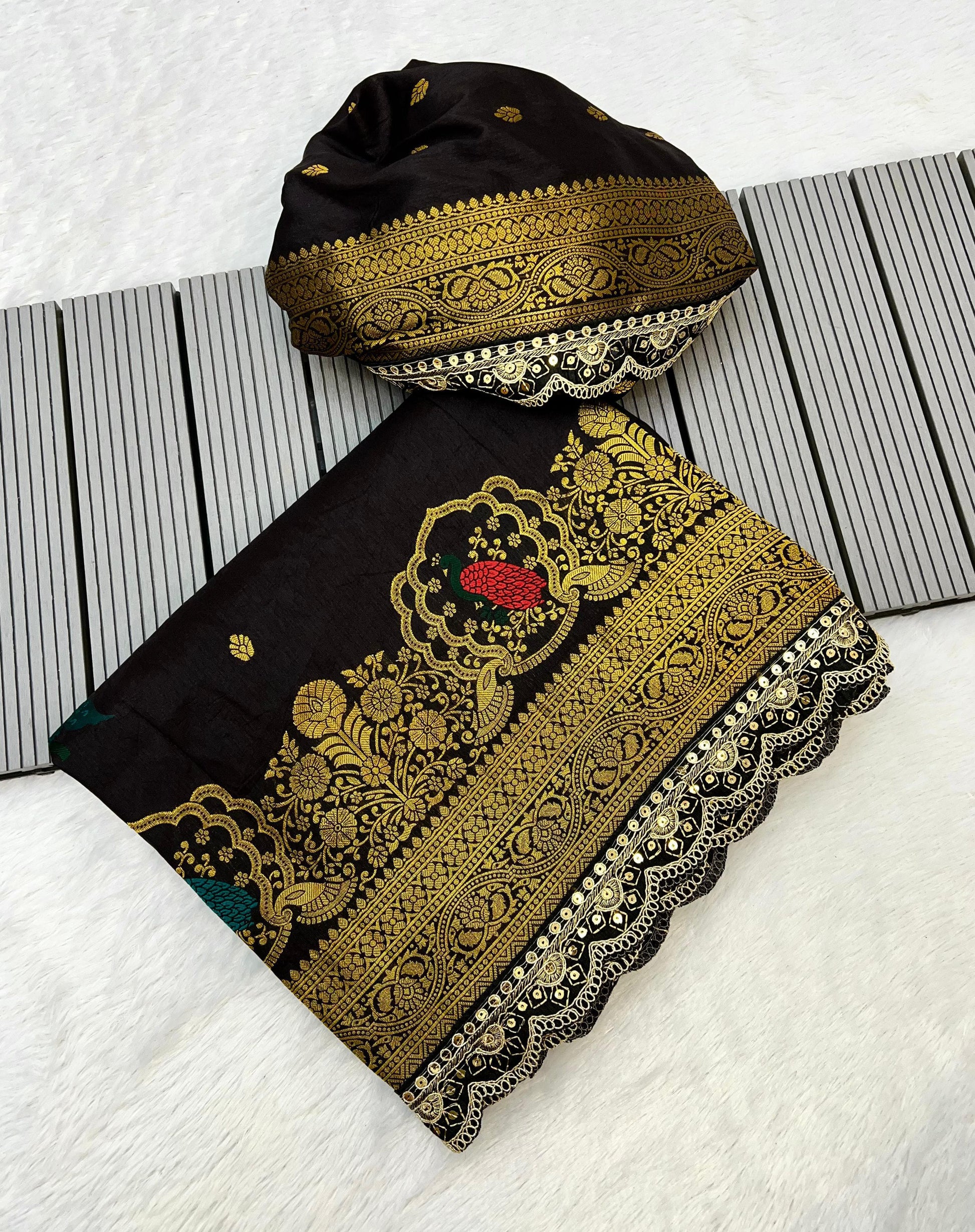 Product Image - Elegant Bridal Designer Saree