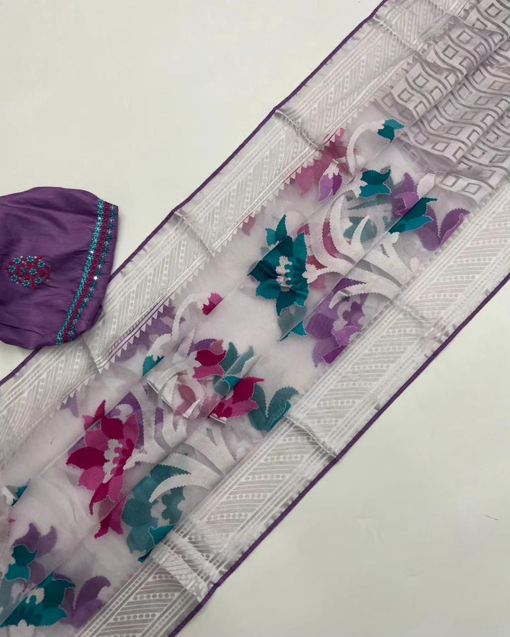 Product Image - Designer Georgette Saree - Ethnic Festive Wear