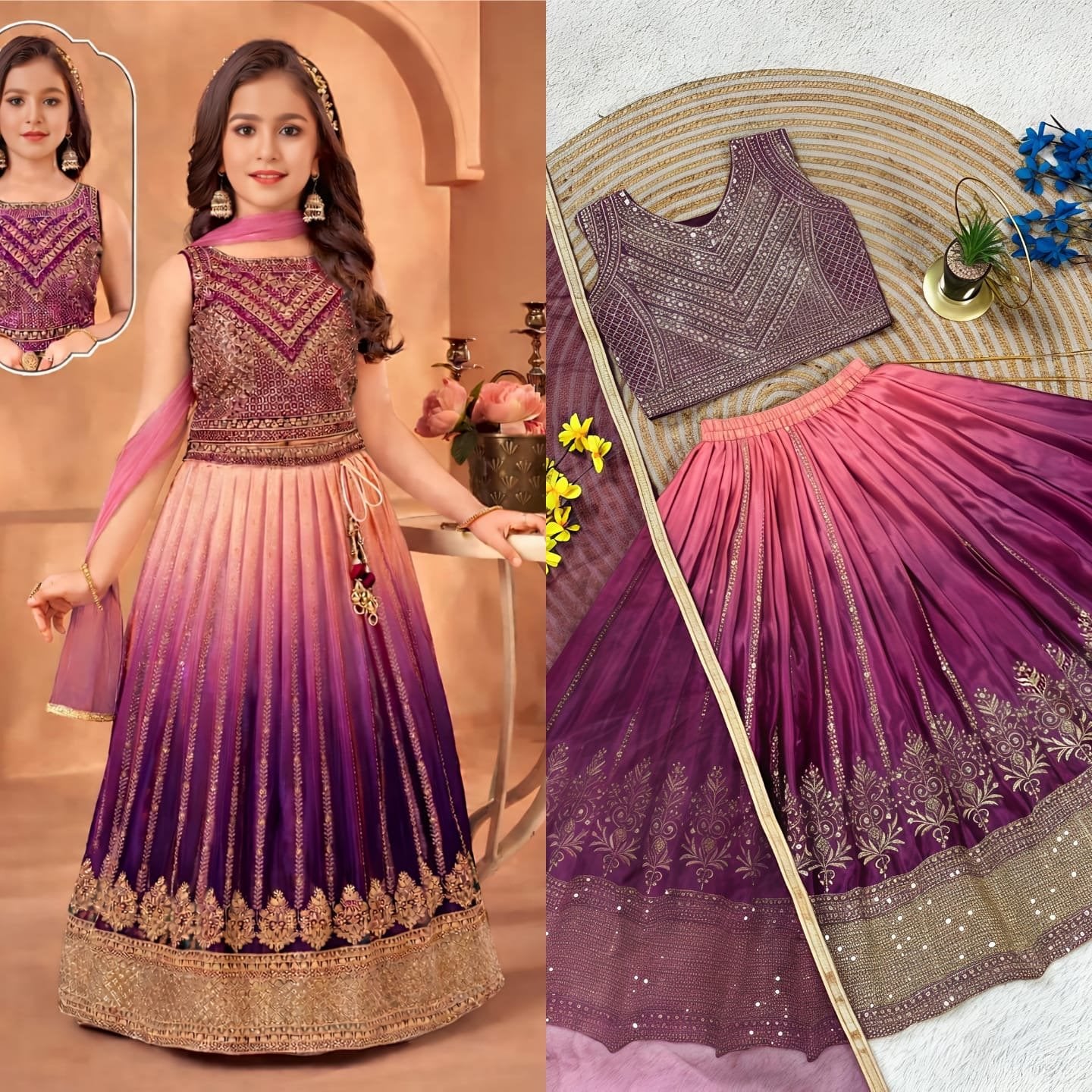 Product Image - Designer kids lehenga - 4