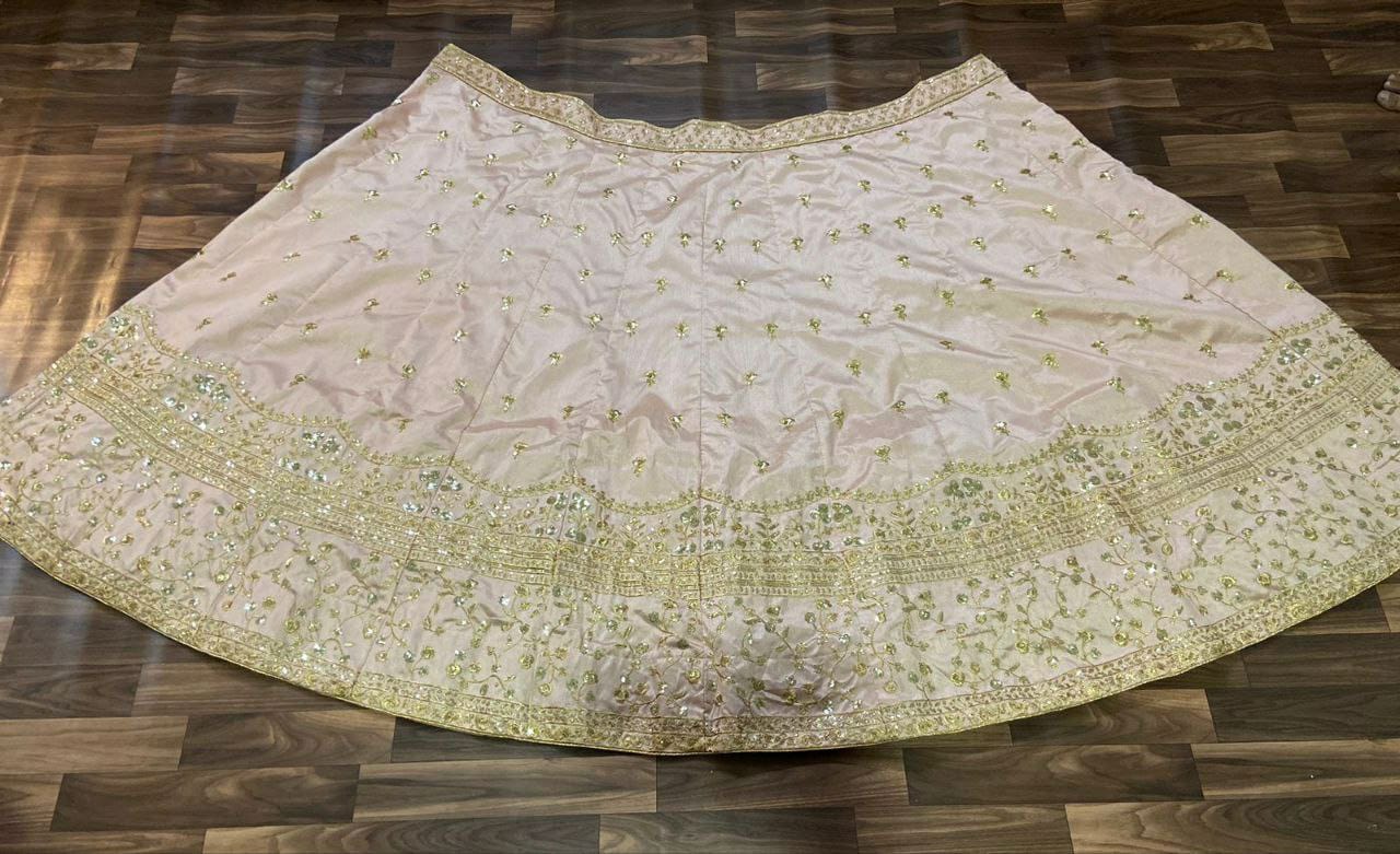 Product Image - Exclusive Lehenga Collection: Designer Silk Lehenga with Georgette Dupatta