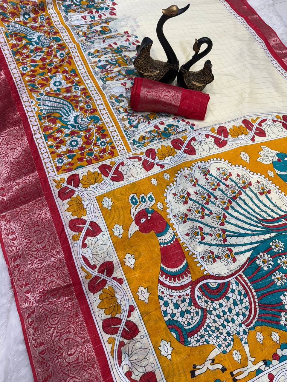 Product Image - Designer Mangalagiri Dola Sarees