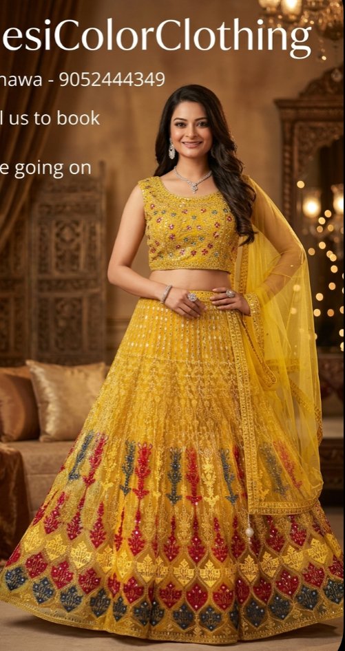 Product Image - Elegant Black Net Saree with Intricate Stone Work - 1