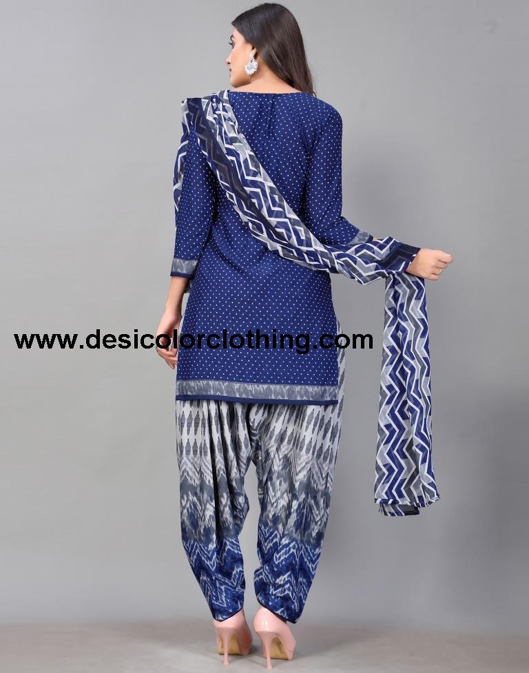 Printed Unstitched Salwar Suit Material