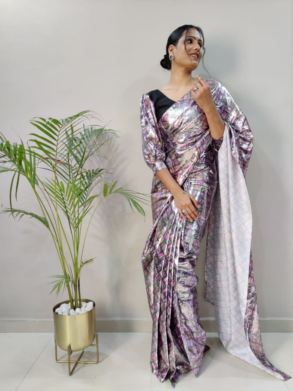 Product Image - Stunning Designer Georgette Saree Collection