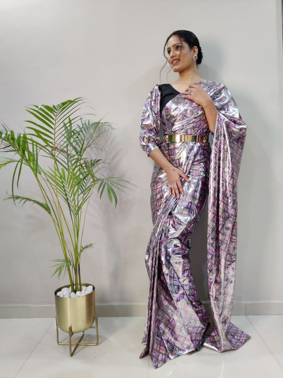 Product Image - Stunning Designer Georgette Saree Collection