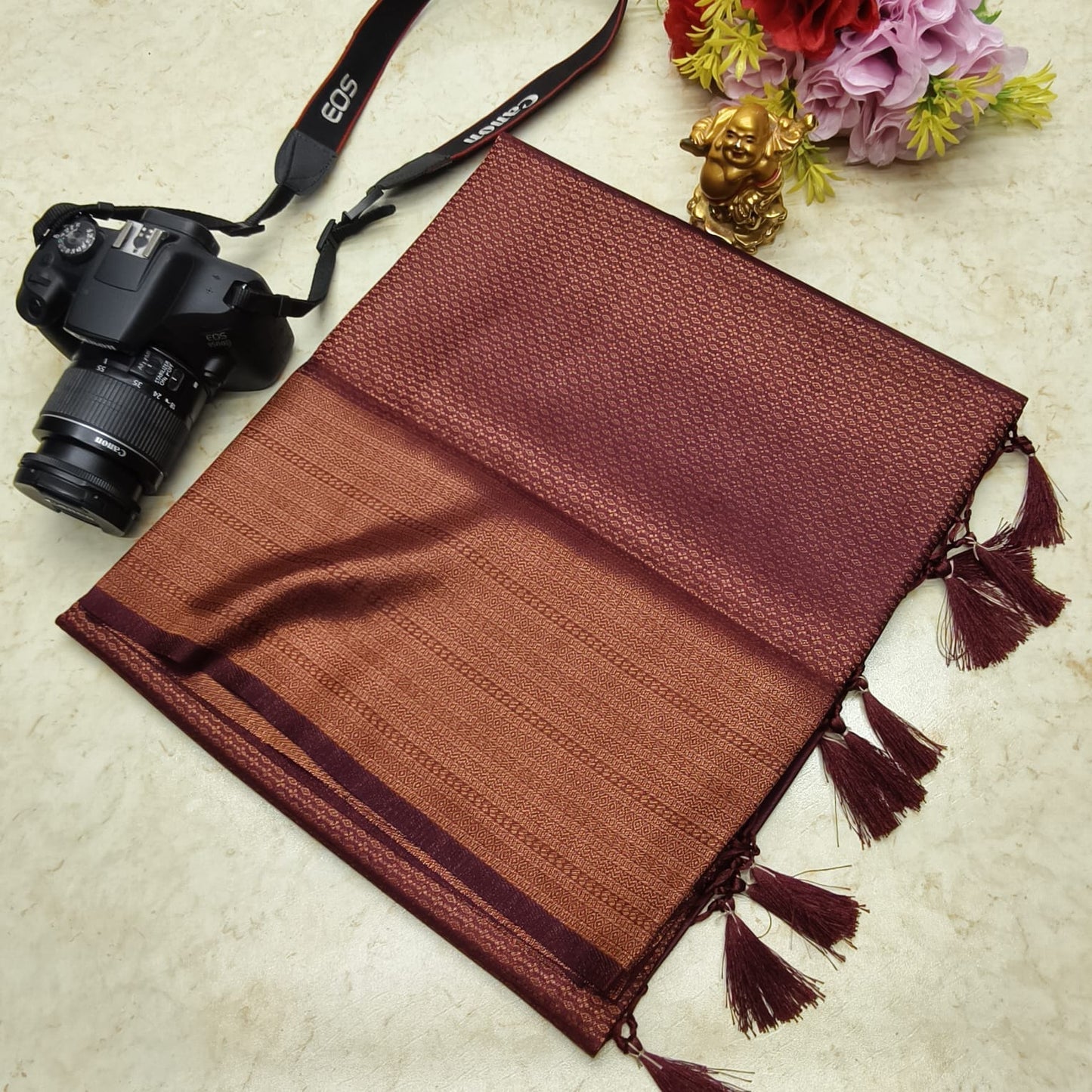 Product Image - Premium Copper Softy Silk Saree