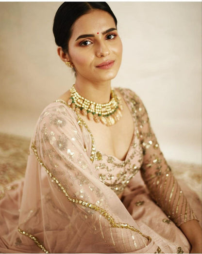 Product Image - Exclusive Lehenga Collection: Designer Silk Lehenga with Georgette Dupatta