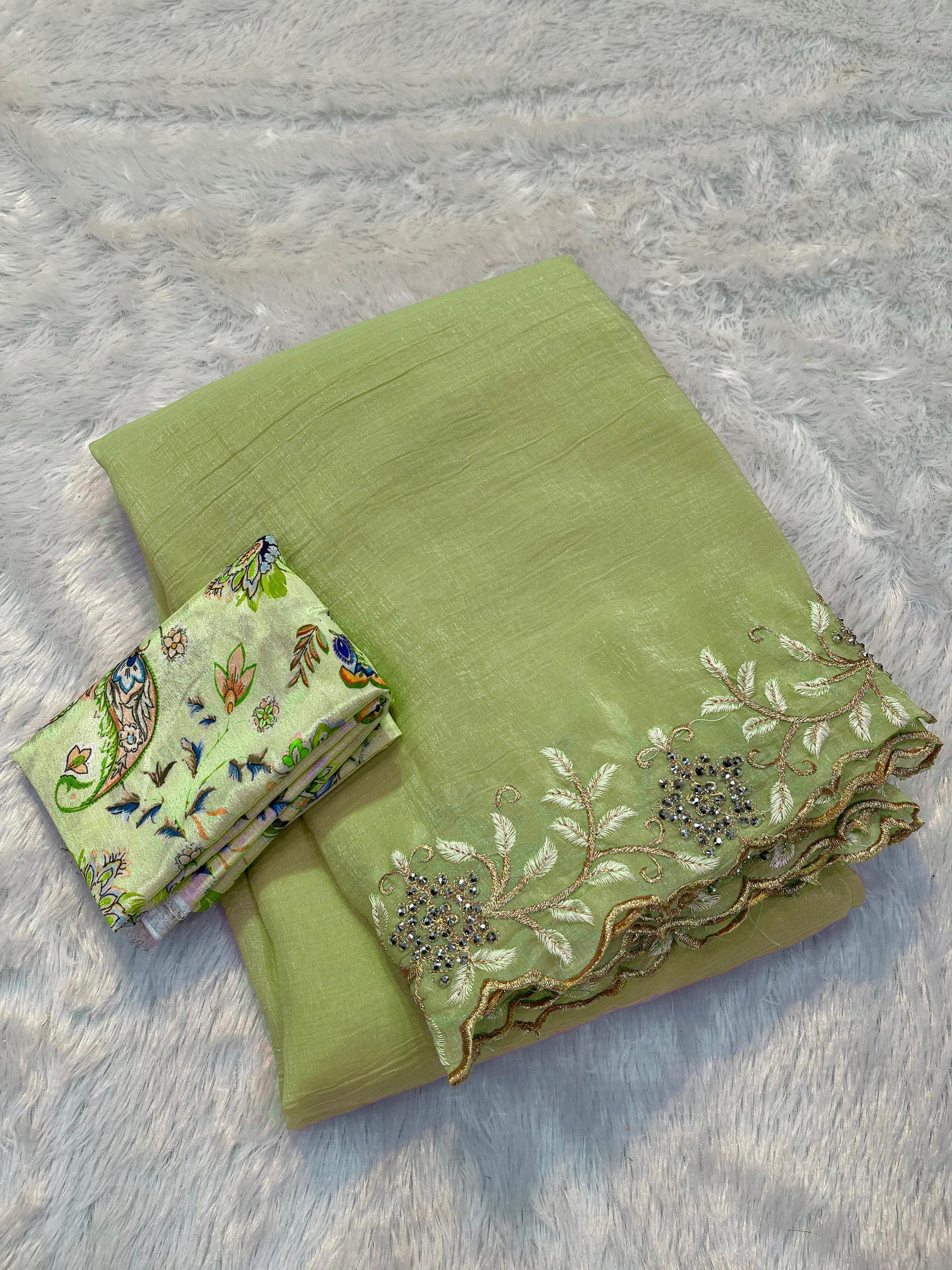 Product Image - Exquisite Designer Saree | Georgette Fabric | Festive & Wedding Wear