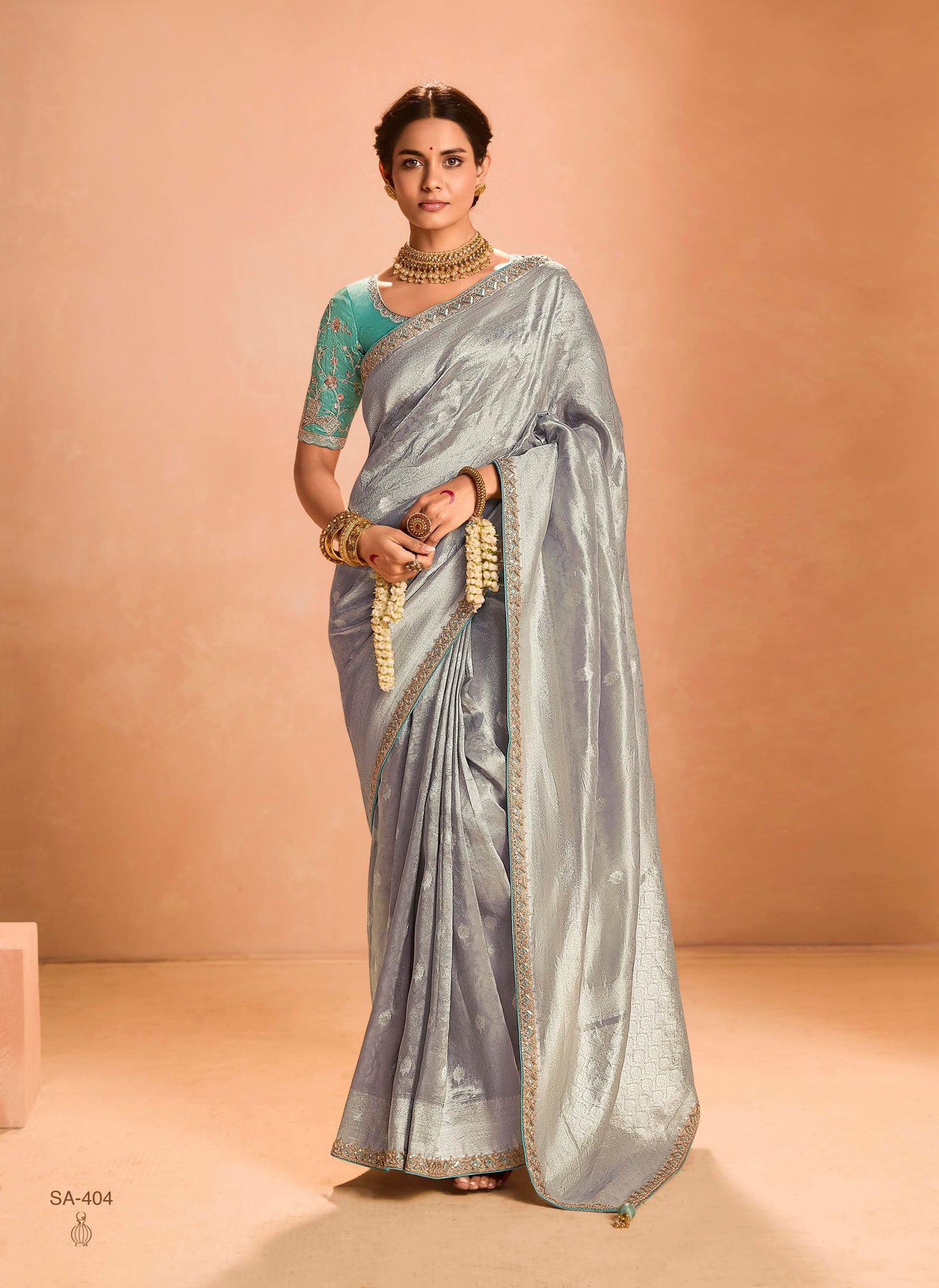 Product Image - Exquisite Soft Silk Saree with Dual Zari Weaving Design