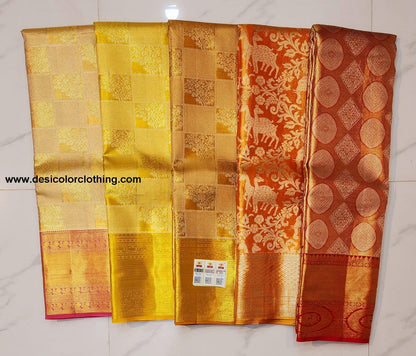 kanchipuram pure pattu handloom silk saree*