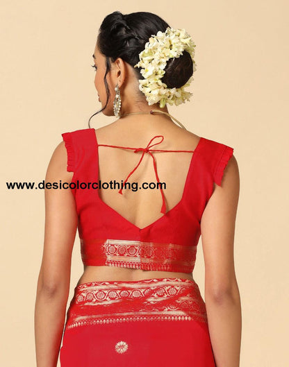 Red Silk Saree
