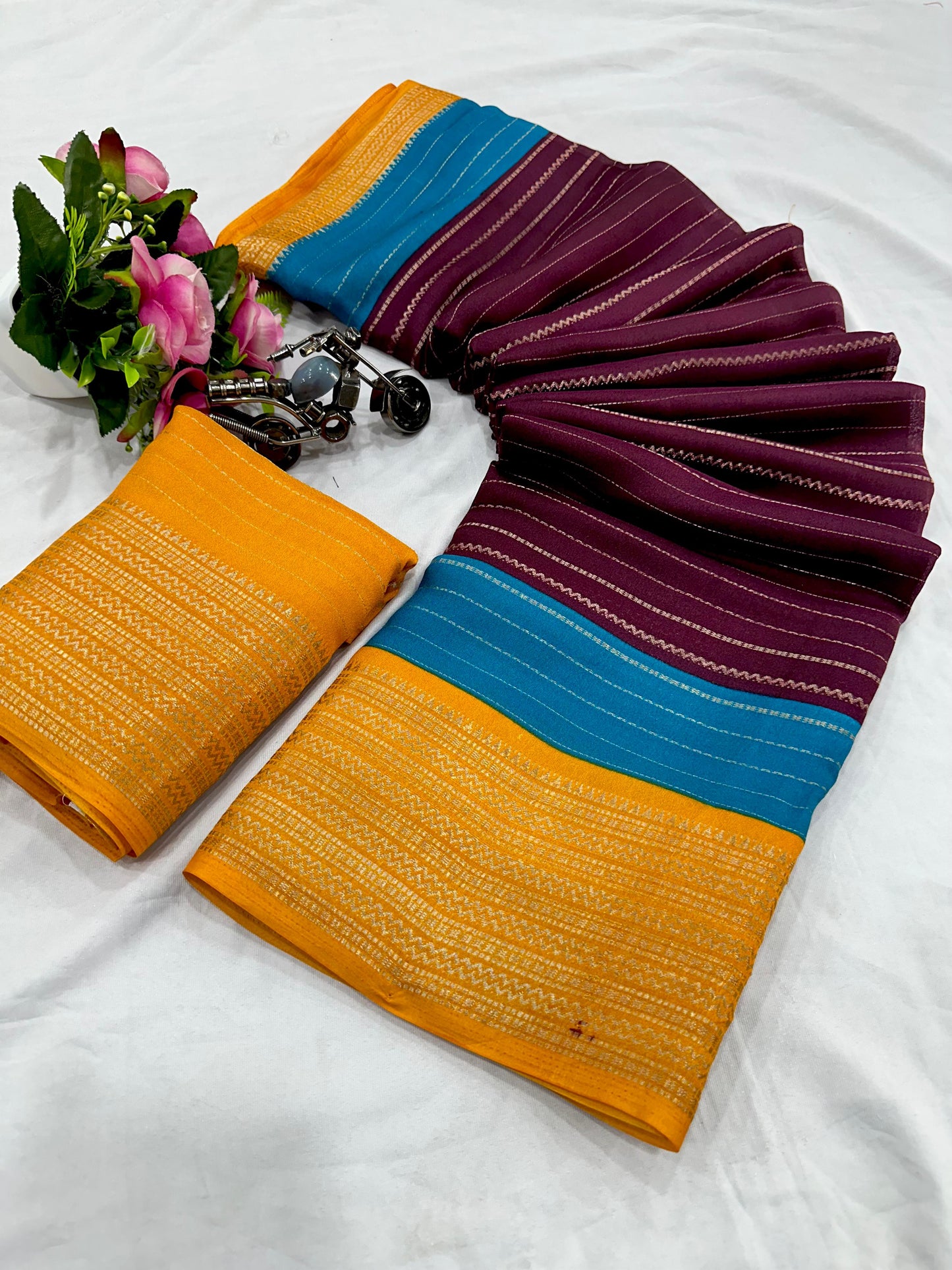Product Image - Designer Saree: Premium Festive and Wedding Outfit